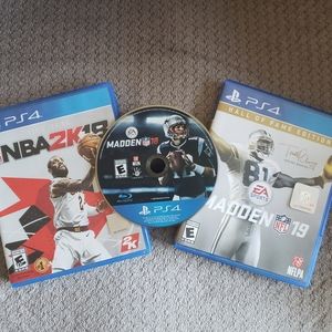3 Pack Ps4 Video Games